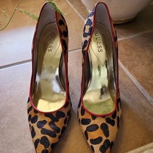 GUESS Leopard heels